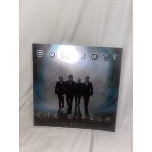 Band BON JOVI THE CIRCLE CONCERT TOUR 2010-2011 TOUR BOOK rock music RARE